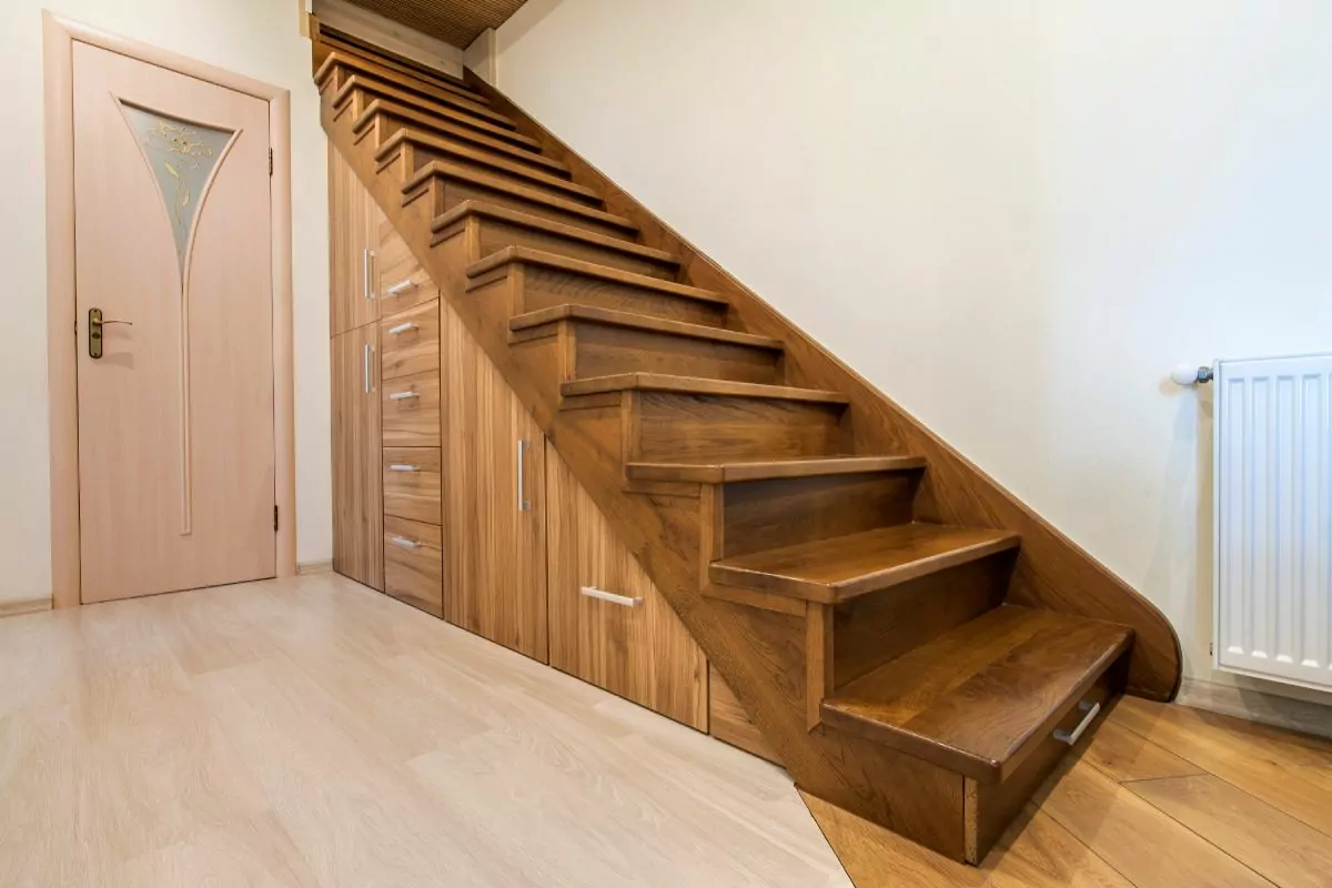 Drawers/ Shelving Under The Stairs